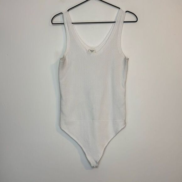 Abercrombie & Fitch Rib Knit Tank Bodysuit XXL - Picture 1 of 5